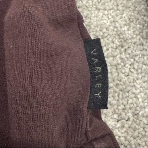 VARLEY Chocolate Plum Warwick Funnel Neck Pullover Side Zipper Sweatshirt Size M - Picture 8 of 11